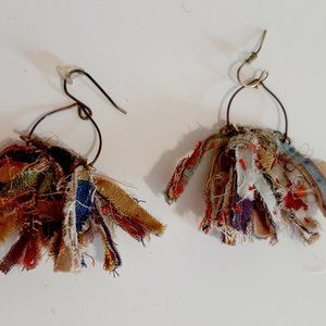 Textile Earrings